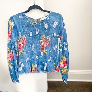 New without tags Loveshackfancy blouse